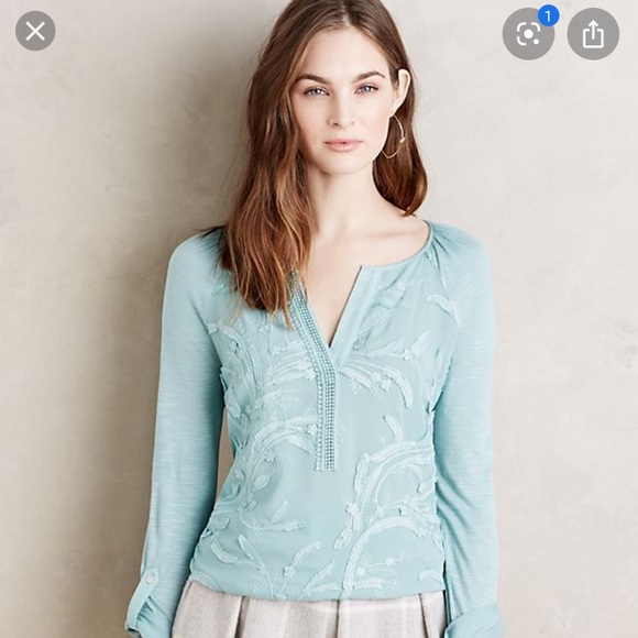Anthropologie Alma Henley by Tiny - Picture 3 of 7